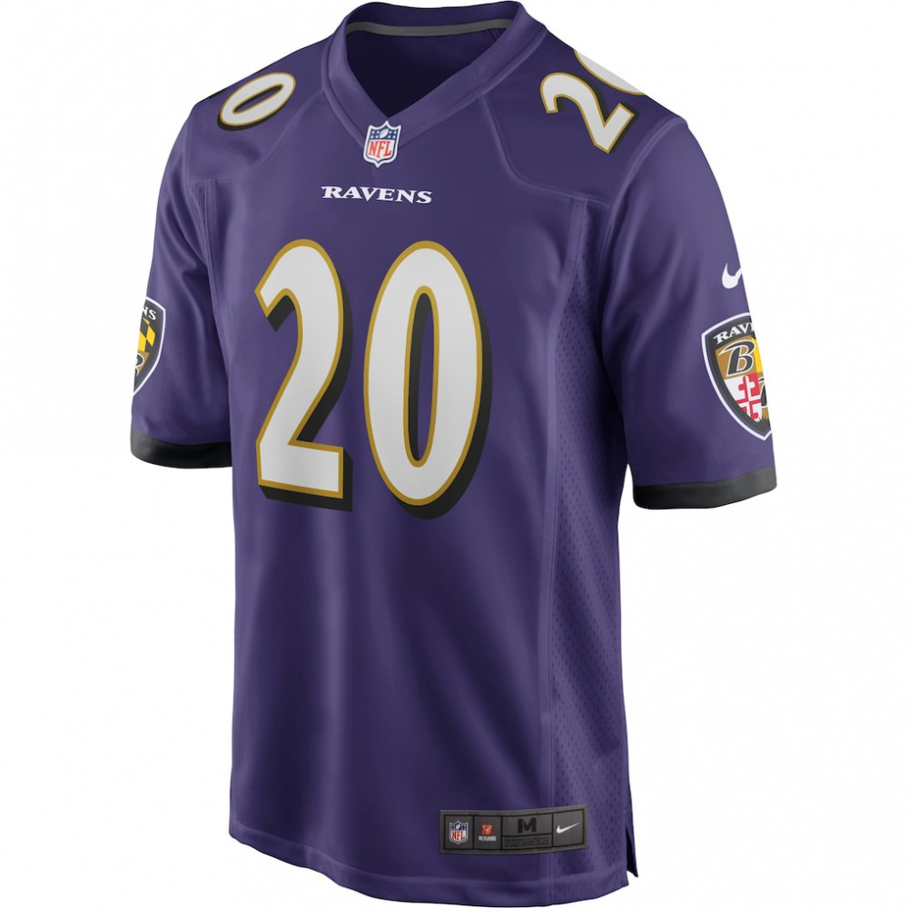 Ed Reed Baltimore Ravens Nike Game Retired Player Jersey - Purple-GridironStore